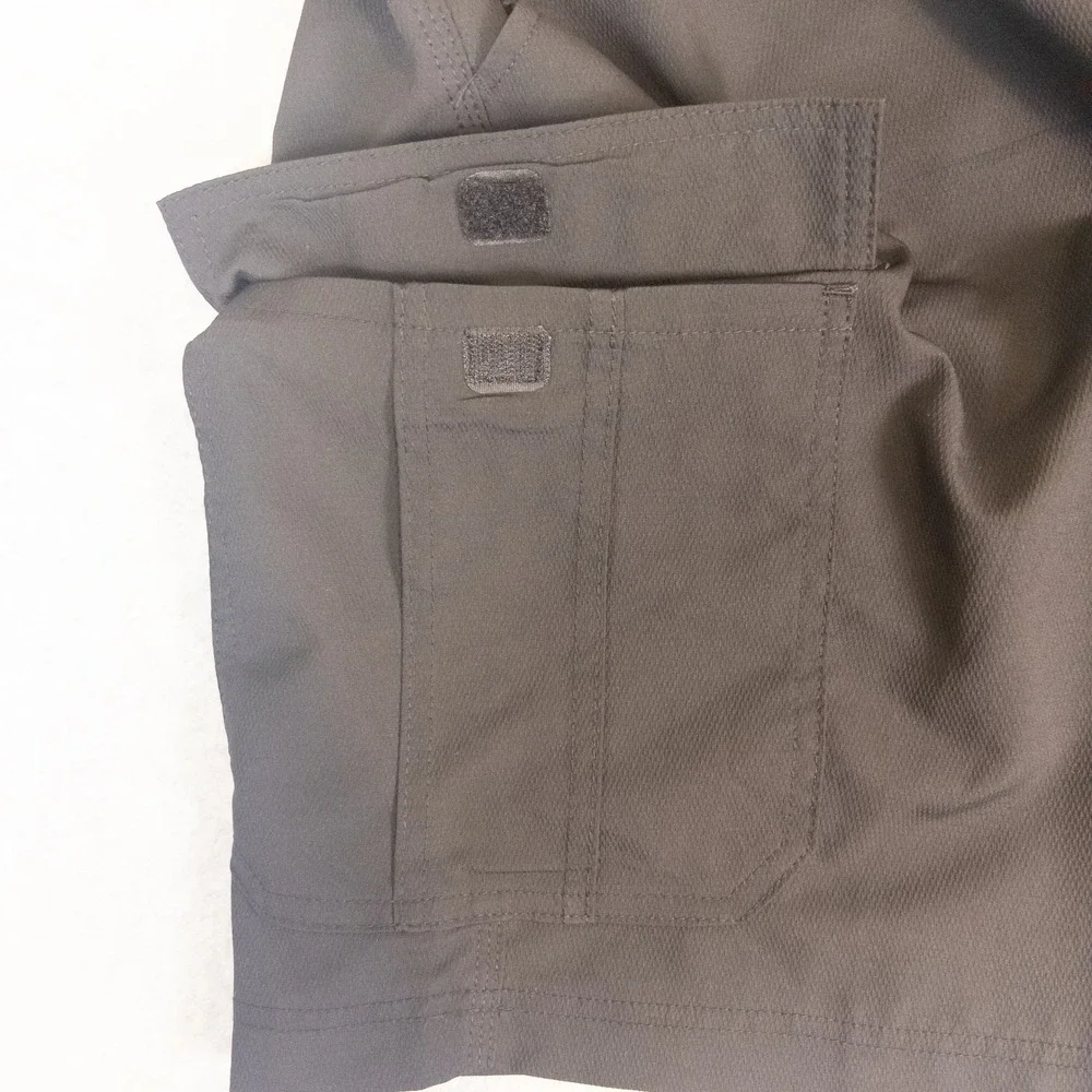 Lee Mens Black Cargo Shorts Size 42 Solid Casual Outdoor Utility Pockets